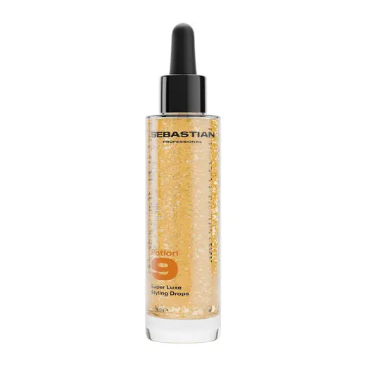 Sebastian Professional Potion 9 Super Luxe Styling Drops 72hr Frizz Control, UV & Heat Protection for Dry & Damaged Hair 30ml