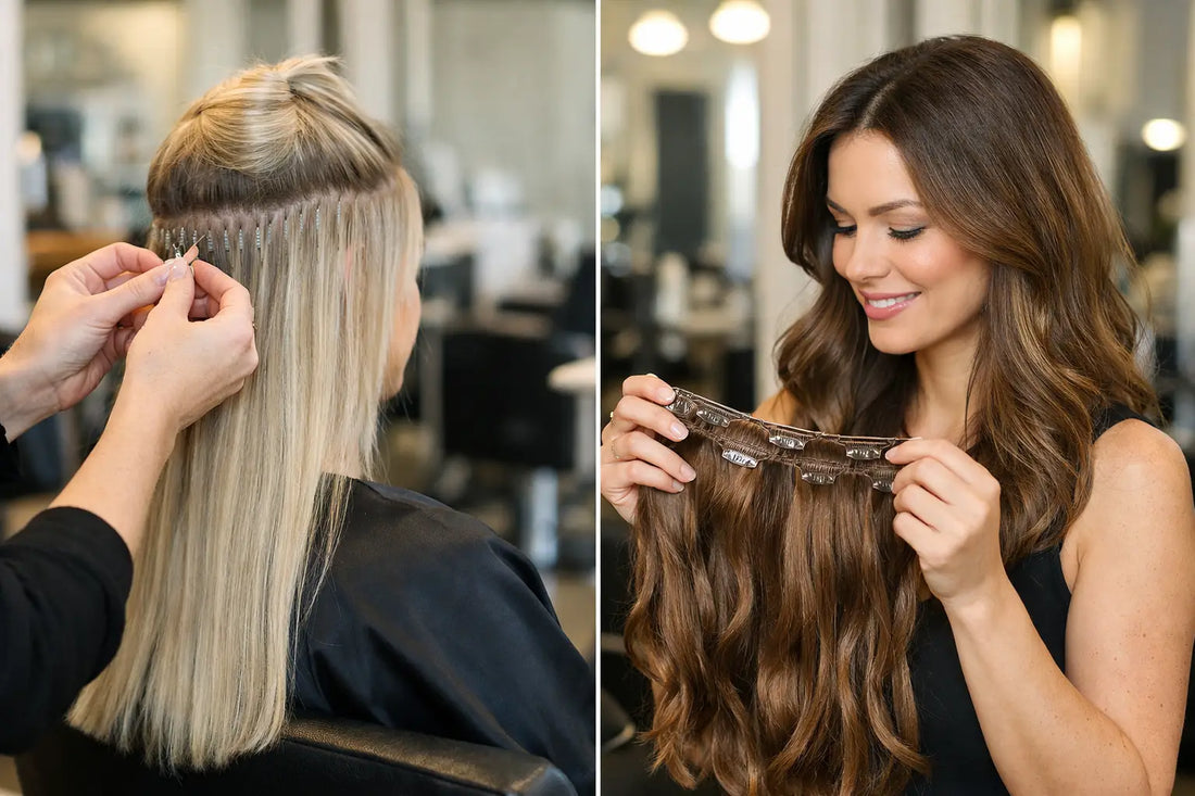 Hair Extensions vs Clip Ins: Which Suits You?