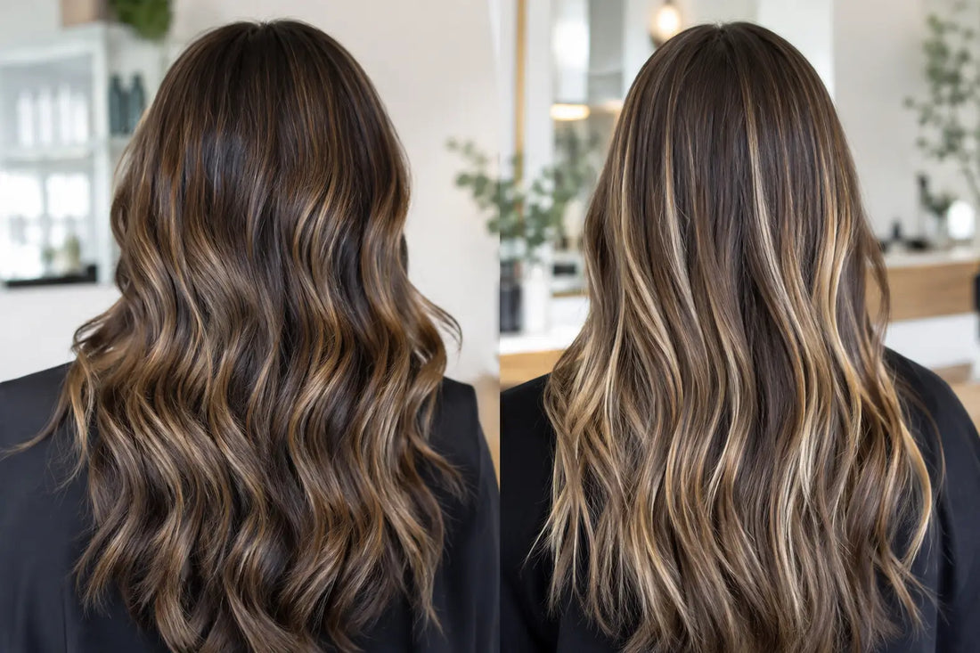 Balayage Versus Highlights for Brunettes